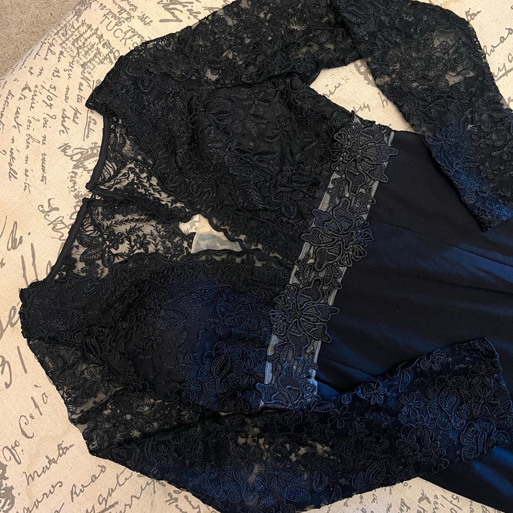Lace top dress